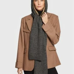 Sisley Γυναίκες Κασκόλ Πασμίνα 109RMU004 Γκρι
