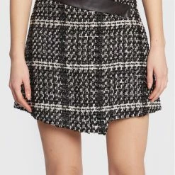 Sisley Γυναίκες Φούστα Mini 4SYLL000R Μαύρο Regular Fit