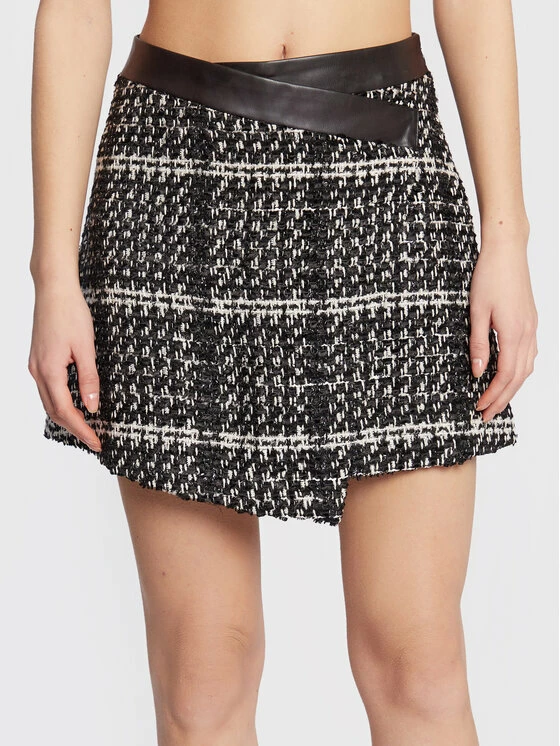 Sisley Γυναίκες Φούστα Mini 4SYLL000R Μαύρο Regular Fit 3 Sisley Γυναίκες Φούστα Mini 4SYLL000R Μαύρο Regular Fit