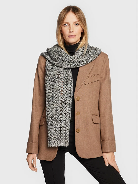 Sisley Γυναίκες Κασκόλ Πασμίνα 108UMU005 Γκρι 3 Sisley Γυναίκες Κασκόλ Πασμίνα 108UMU005 Γκρι