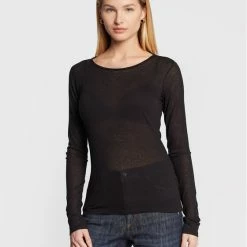 Sisley Γυναίκες Μπλουζάκια Μπλουζάκι 3XY4L126X Μαύρο Regular Fit