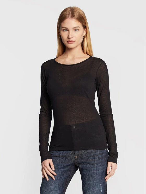 Sisley Γυναίκες Μπλουζάκια Μπλουζάκι 3XY4L126X Μαύρο Regular Fit 3 Sisley Γυναίκες Μπλουζάκια Μπλουζάκι 3XY4L126X Μαύρο Regular Fit