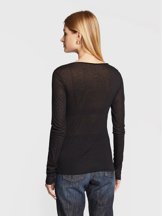 Sisley Γυναίκες Μπλουζάκια Μπλουζάκι 3XY4L126X Μαύρο Regular Fit 5 Sisley Γυναίκες Μπλουζάκια Μπλουζάκι 3XY4L126X Μαύρο Regular Fit - Image 3