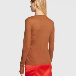 Sisley Γυναίκες Μπλουζάκια Μπλουζάκι 3XY4L126X Καφέ Regular Fit -Sisley Εκπτώσεις unnamed file 1053