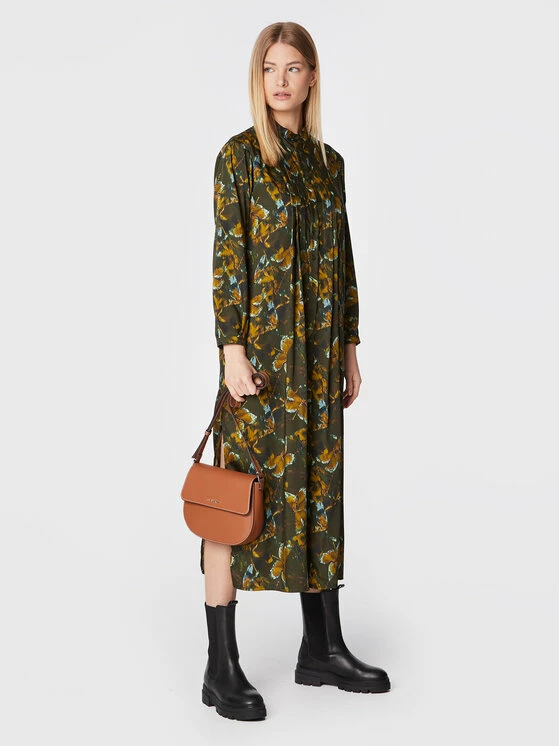 Sisley Γυναίκες Φορέματα σε Στυλ Πουκάμισο & Σεμιζιέ Φόρεμα πουκάμισο 4RUNLV01W Πράσινο Regular Fit 4 Sisley Γυναίκες Φορέματα σε Στυλ Πουκάμισο & Σεμιζιέ Φόρεμα πουκάμισο 4RUNLV01W Πράσινο Regular Fit - Image 2