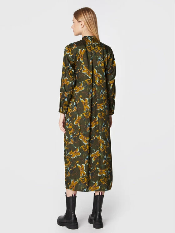 Sisley Γυναίκες Φορέματα σε Στυλ Πουκάμισο & Σεμιζιέ Φόρεμα πουκάμισο 4RUNLV01W Πράσινο Regular Fit 5 Sisley Γυναίκες Φορέματα σε Στυλ Πουκάμισο & Σεμιζιέ Φόρεμα πουκάμισο 4RUNLV01W Πράσινο Regular Fit - Image 3