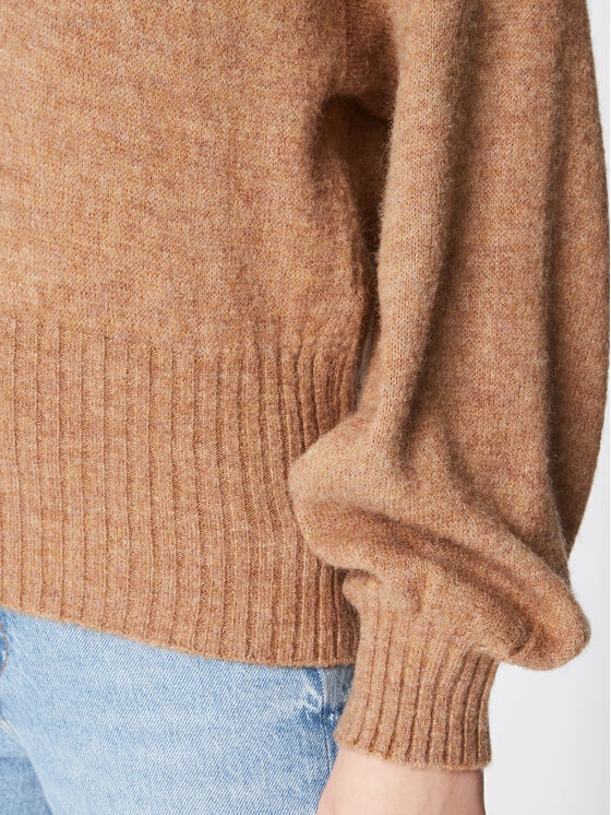 Sisley Γυναίκες Πουλόβερ 109RM400A Καφέ Oversize 6 Sisley Γυναίκες Πουλόβερ 109RM400A Καφέ Oversize - Image 4