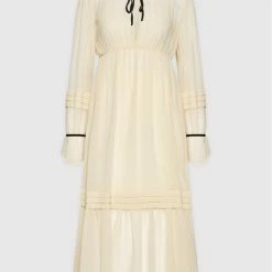 Sisley Γυναίκες Κοκτέιλ Φορέματα Φόρεμα κοκτέιλ 493YLV00L Μπεζ Regular Fit -Sisley Εκπτώσεις unnamed file 1112