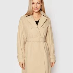 Sisley Γυναίκες Καπαρντίνες Καπαρτίνα 2EGVLN00G Μπεζ Regular Fit