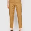 Sisley Γυναίκες Παντελόνια Chinos Παντελόνι Chino 4O44LF00G Καφέ Regular Fit -Sisley Εκπτώσεις unnamed file 1124
