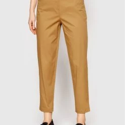 Sisley Γυναίκες Παντελόνια Chinos Παντελόνι Chino 4O44LF00G Καφέ Regular Fit