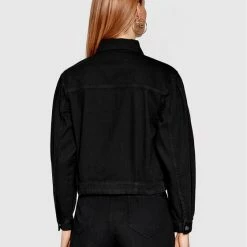 Sisley Γυναίκες Τζιν Μπουφάν Τζιν μπουφάν 2ZN5LO002 Μαύρο Regular Fit -Sisley Εκπτώσεις unnamed file 1136