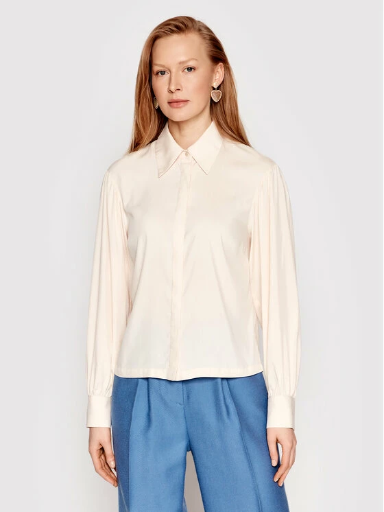 Sisley Γυναίκες Casual Πουκάμισα Πουκάμισο 58T8LQ00O Μπεζ Regular Fit 3 Sisley Γυναίκες Casual Πουκάμισα Πουκάμισο 58T8LQ00O Μπεζ Regular Fit