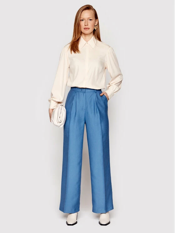 Sisley Γυναίκες Casual Πουκάμισα Πουκάμισο 58T8LQ00O Μπεζ Regular Fit 4 Sisley Γυναίκες Casual Πουκάμισα Πουκάμισο 58T8LQ00O Μπεζ Regular Fit - Image 2