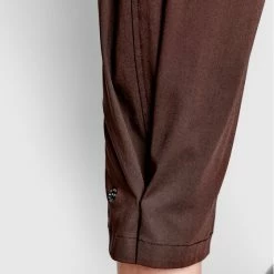 Sisley Γυναίκες Υφασμάτινα Παντελόνια Παντελόνι υφασμάτινο 4FETLF00B Καφέ Relaxed Fit -Sisley Εκπτώσεις unnamed file 1153