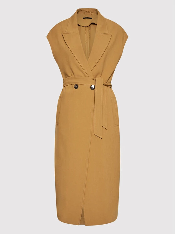 Sisley Γυναίκες Γιλέκα Γιλέκο 2BFQLN004 Καφέ Regular Fit 7 Sisley Γυναίκες Γιλέκα Γιλέκο 2BFQLN004 Καφέ Regular Fit - Image 5