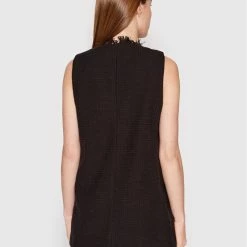 Sisley Γυναίκες Γιλέκα Γιλέκο 29OSLJ004 Μαύρο Regular Fit -Sisley Εκπτώσεις unnamed file 1177