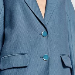 Sisley Γυναίκες Σακάκια & Μπλέιζερ Μπλέιζερ 266SLW006 Μπλε Regular Fit -Sisley Εκπτώσεις unnamed file 1193