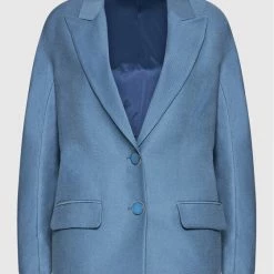 Sisley Γυναίκες Σακάκια & Μπλέιζερ Μπλέιζερ 266SLW006 Μπλε Regular Fit -Sisley Εκπτώσεις unnamed file 1194