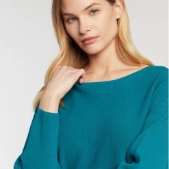 Sisley Γυναίκες Πλεκτά Φορέματα Φόρεμα υφασμάτινο 11APMV004 Μπλε Regular Fit -Sisley Εκπτώσεις unnamed file 120