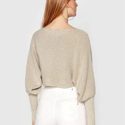 Sisley Γυναίκες Πουλόβερ 103YM100Q Μπεζ Relaxed Fit -Sisley Εκπτώσεις unnamed file 1202