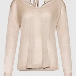 Sisley Γυναίκες Μπλουζάκια Μπλουζάκι 107EM4005 Μπεζ Loose Fit -Sisley Εκπτώσεις unnamed file 1209