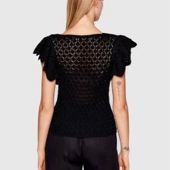 Sisley Γυναίκες Πουλόβερ 101TM100A Μαύρο Regular Fit 9 Sisley Γυναίκες Πουλόβερ 101TM100A Μαύρο Regular Fit -Sisley Εκπτώσεις unnamed file 1212