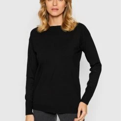 Sisley Γυναίκες Πουλόβερ 14ETM1A48 Μαύρο Regular Fit