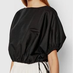 Sisley Γυναίκες Μπλουζάκια Μπλουζάκι 5QFPLQ00Z Μαύρο Balloon Fit -Sisley Εκπτώσεις unnamed file 1253