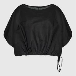 Sisley Γυναίκες Μπλουζάκια Μπλουζάκι 5QFPLQ00Z Μαύρο Balloon Fit -Sisley Εκπτώσεις unnamed file 1254