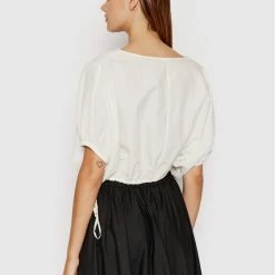 Sisley Γυναίκες Μπλουζάκια Μπλουζάκι 5QFPLQ00Z Λευκό Balloon Fit -Sisley Εκπτώσεις unnamed file 1257