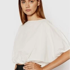 Sisley Γυναίκες Μπλουζάκια Μπλουζάκι 5QFPLQ00Z Λευκό Balloon Fit -Sisley Εκπτώσεις unnamed file 1258