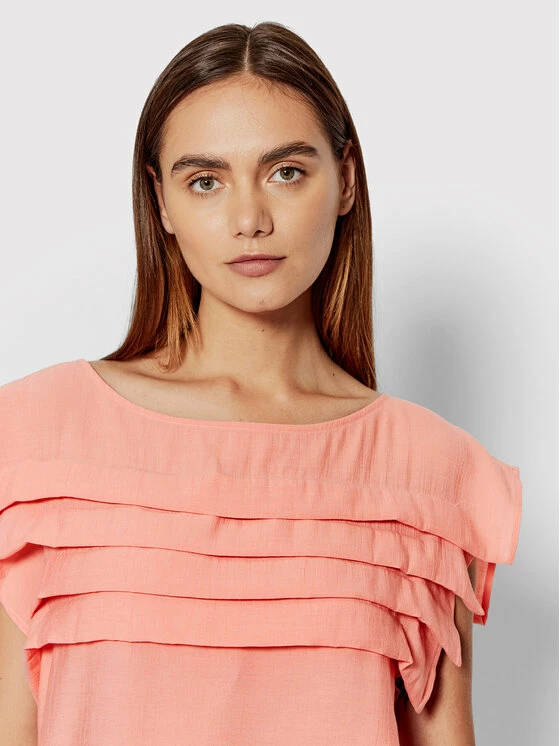 Sisley Γυναίκες Μπλουζάκια Μπλουζάκι 52C7LQ01B Ροζ Relaxed Fit 6 Sisley Γυναίκες Μπλουζάκια Μπλουζάκι 52C7LQ01B Ροζ Relaxed Fit - Image 4