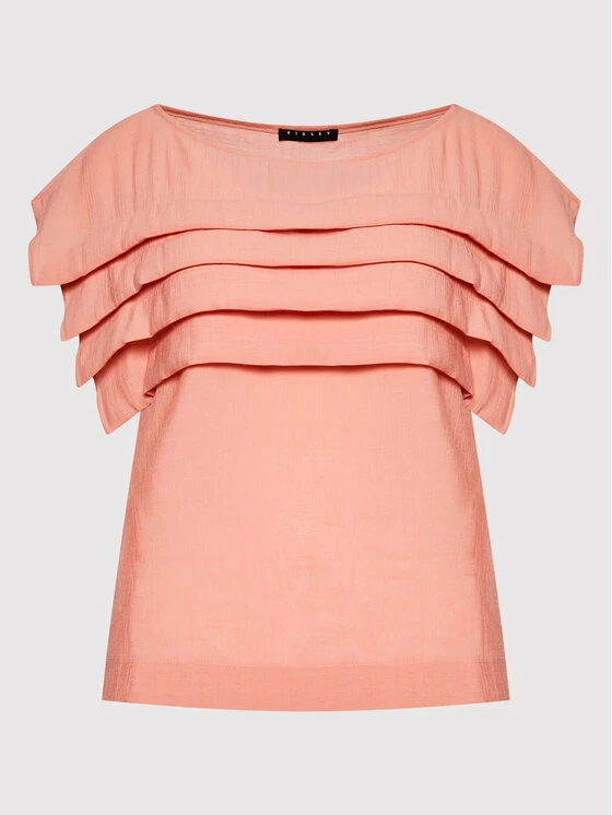 Sisley Γυναίκες Μπλουζάκια Μπλουζάκι 52C7LQ01B Ροζ Relaxed Fit 7 Sisley Γυναίκες Μπλουζάκια Μπλουζάκι 52C7LQ01B Ροζ Relaxed Fit - Image 5