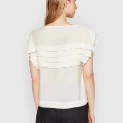 Sisley Γυναίκες Μπλουζάκια Μπλουζάκι 52C7LQ01B Λευκό Relaxed Fit -Sisley Εκπτώσεις unnamed file 1292