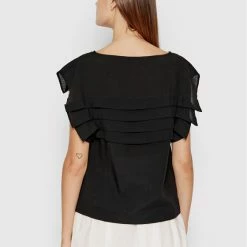 Sisley Γυναίκες Μπλουζάκια Μπλουζάκι 52C7LQ01B Μαύρο Relaxed Fit -Sisley Εκπτώσεις unnamed file 1297