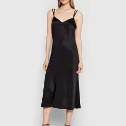 Sisley Γυναίκες Κοκτέιλ Φορέματα Φόρεμα κοκτέιλ 4RHELV00R Μαύρο Regular Fit