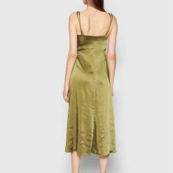 Sisley Γυναίκες Κοκτέιλ Φορέματα Φόρεμα κοκτέιλ 4RHELV00R Πράσινο Regular Fit -Sisley Εκπτώσεις unnamed file 1332