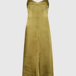 Sisley Γυναίκες Κοκτέιλ Φορέματα Φόρεμα κοκτέιλ 4RHELV00R Πράσινο Regular Fit -Sisley Εκπτώσεις unnamed file 1334