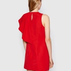 Sisley Γυναίκες Κοκτέιλ Φορέματα Φόρεμα κοκτέιλ 4QPL5VI46 Κόκκινο Regular Fit -Sisley Εκπτώσεις unnamed file 1342