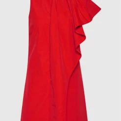 Sisley Γυναίκες Κοκτέιλ Φορέματα Φόρεμα κοκτέιλ 4QPL5VI46 Κόκκινο Regular Fit -Sisley Εκπτώσεις unnamed file 1344