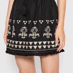 Sisley Γυναίκες Φούστα Mini 4QFPL000E Μαύρο Regular Fit