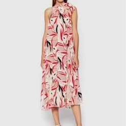 Sisley Γυναίκες Καλοκαιρινά Φορέματα Φόρεμα καλοκαιρινό 4PYXLV01G Έγχρωμο Relaxed Fit