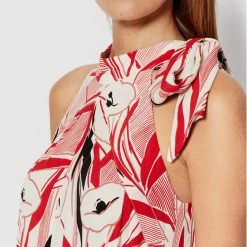 Sisley Γυναίκες Καλοκαιρινά Φορέματα Φόρεμα καλοκαιρινό 4PYXLV01G Έγχρωμο Relaxed Fit -Sisley Εκπτώσεις unnamed file 1368