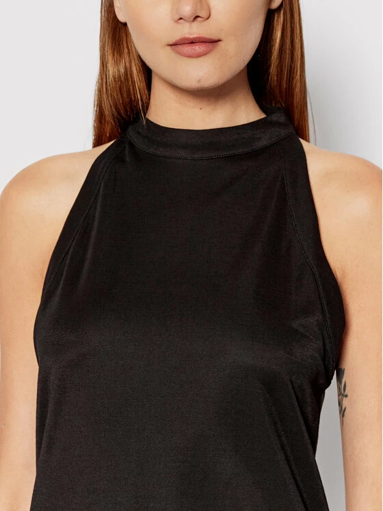 Sisley Γυναίκες Καθημερινά Φορέματα Φόρεμα καθημερινό 4KNALV00T Μαύρο Regular Fit 6 Sisley Γυναίκες Καθημερινά Φορέματα Φόρεμα καθημερινό 4KNALV00T Μαύρο Regular Fit - Image 4