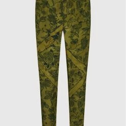 Sisley Γυναίκες Υφασμάτινα Παντελόνια Παντελόνι υφασμάτινο 4PYXLF016 Πράσινο Regular Fit -Sisley Εκπτώσεις unnamed file 1379