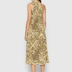 Sisley Γυναίκες Καλοκαιρινά Φορέματα Φόρεμα καλοκαιρινό 4PYXLV01G Πράσινο Relaxed Fit -Sisley Εκπτώσεις unnamed file 1382