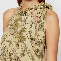 Sisley Γυναίκες Καλοκαιρινά Φορέματα Φόρεμα καλοκαιρινό 4PYXLV01G Πράσινο Relaxed Fit -Sisley Εκπτώσεις unnamed file 1383