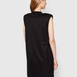 Sisley Γυναίκες Καθημερινά Φορέματα Φόρεμα καθημερινό 4KNALV00S Μαύρο Relaxed Fit -Sisley Εκπτώσεις unnamed file 1392