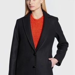 Sisley Γυναίκες Μεταβατικά Παλτά Μάλλινο παλτό 2RATLN01U Μαύρο Regular Fit -Sisley Εκπτώσεις unnamed file 141